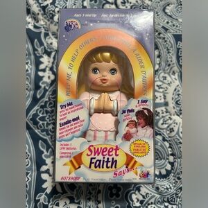 Sweet Faith Says clip on… prayer doll mini. Edition 2000. By Pride & Joy.